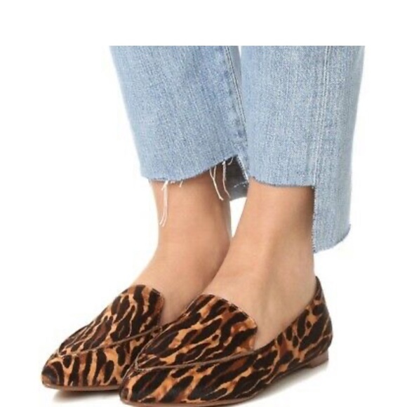Madewell Lou Animal Print Calf Hair Loafers size 6 - Picture 2 of 8